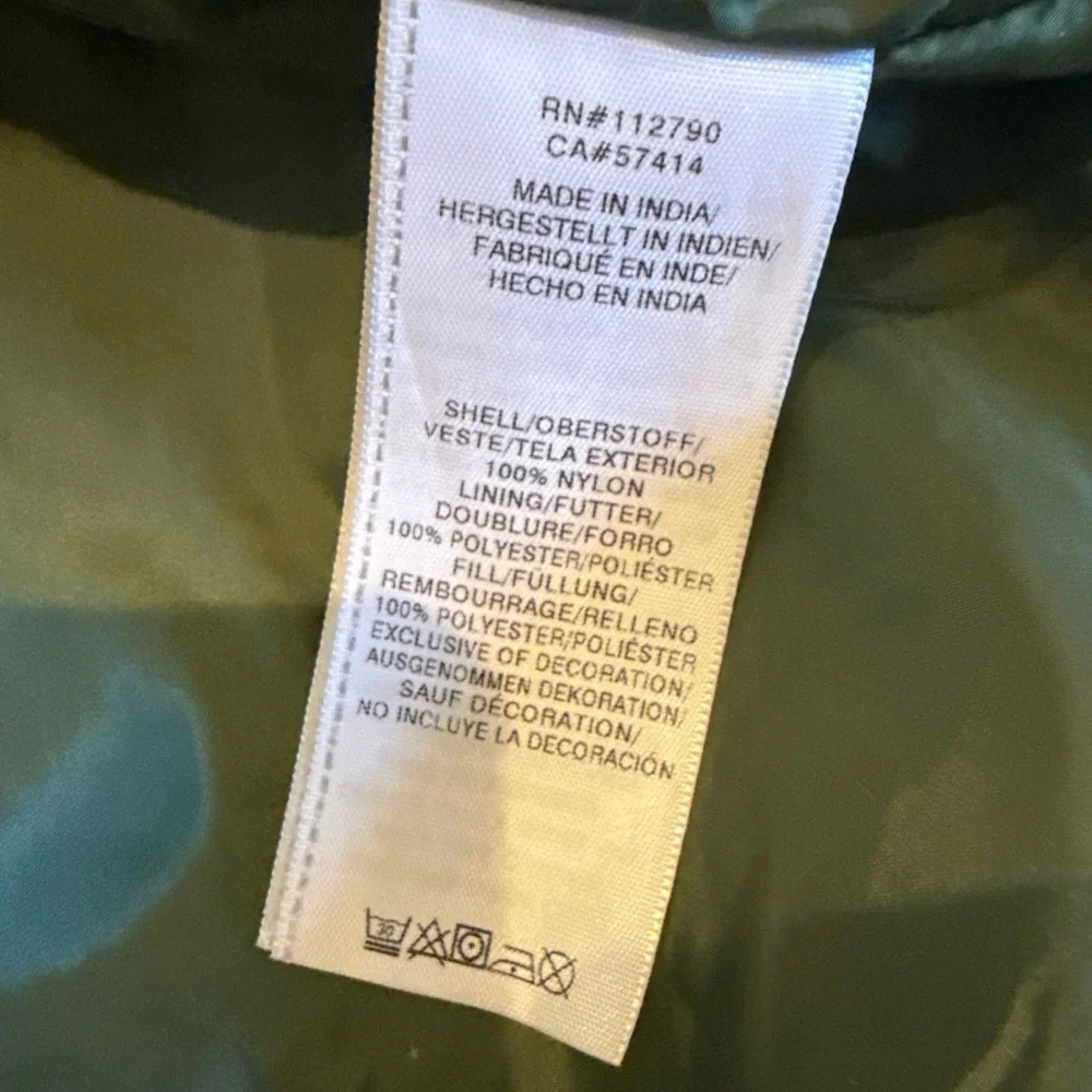 True Religion Green Nylon Bomber Jacket Men's 2XL